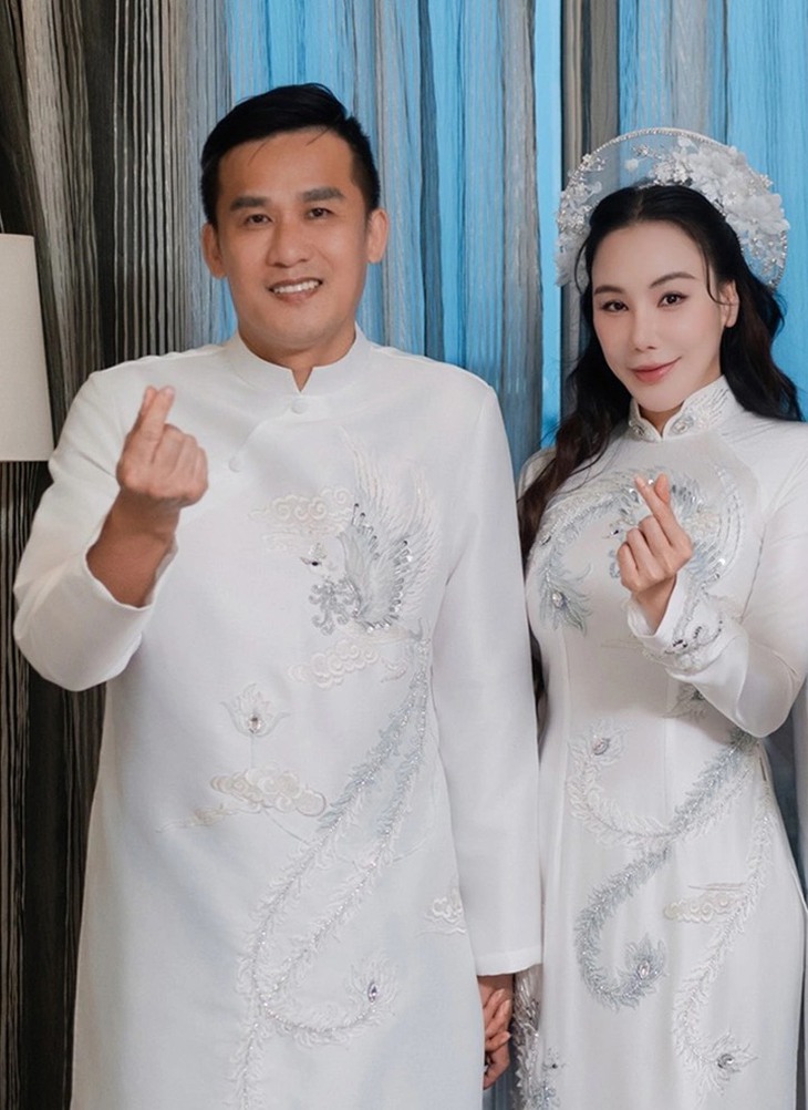 Lần đầu lộ chân dung chồng doanh nhân của Hồ Quỳnh Hương - Ảnh 2.