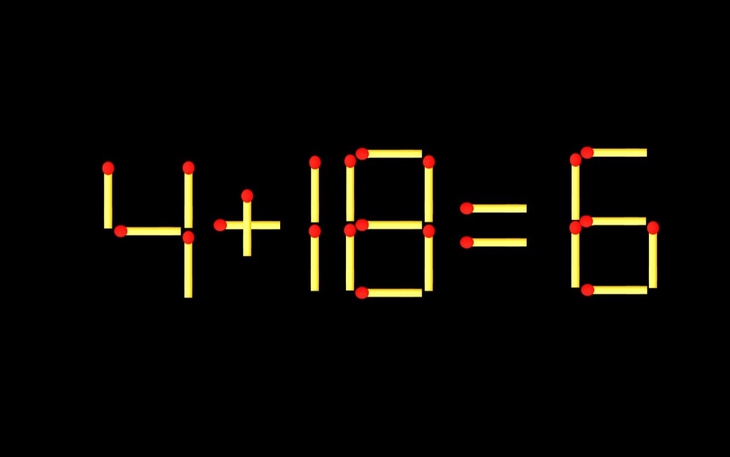 Thử tài IQ: Di chuyển một que diêm để 8+74=6 thành phép tính đúng - Ảnh 9.
