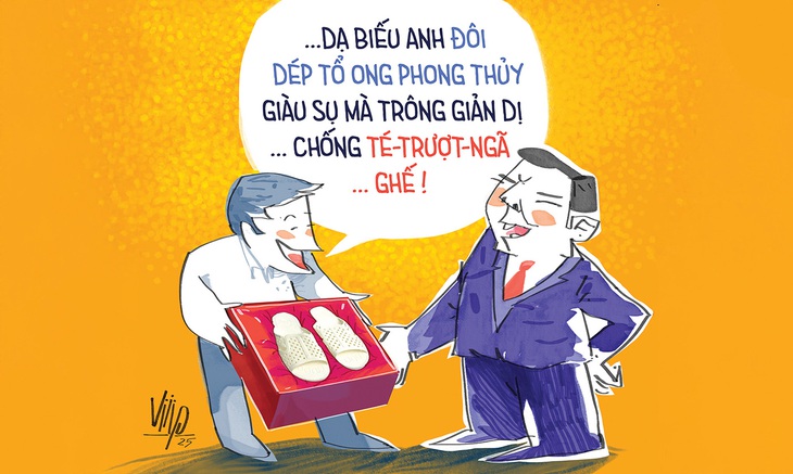 Vì sao nhân viên tặng sếp đôi dép tổ ong thần thánh? - Ảnh 1.