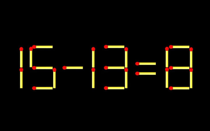Thử tài IQ: Di chuyển một que diêm để 84+11=7 thành phép tính đúng - Ảnh 9.