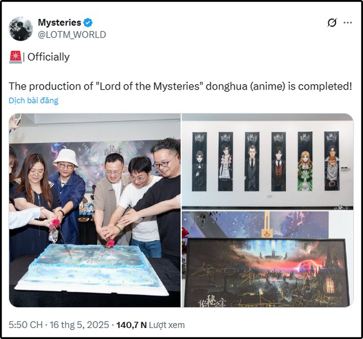 'Lord of the Mysteries': Đòn bẩy đưa hoạt hình Trung Quốc lên tầm quốc tế - Ảnh 1.