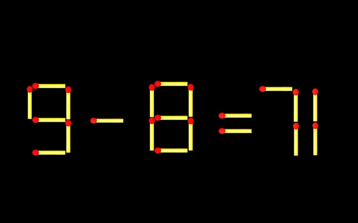 Thử tài IQ: Di chuyển một que diêm để 17+3=4 thành phép tính đúng - Ảnh 8.