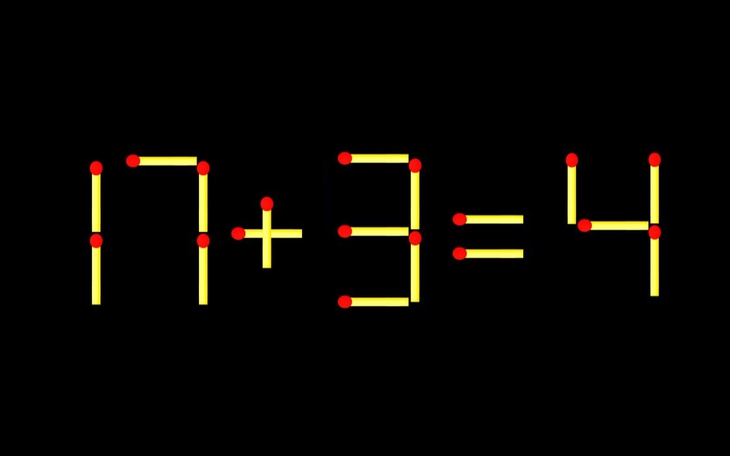 Thử tài IQ: Di chuyển một que diêm để 8+17=17 thành phép tính đúng - Ảnh 8.