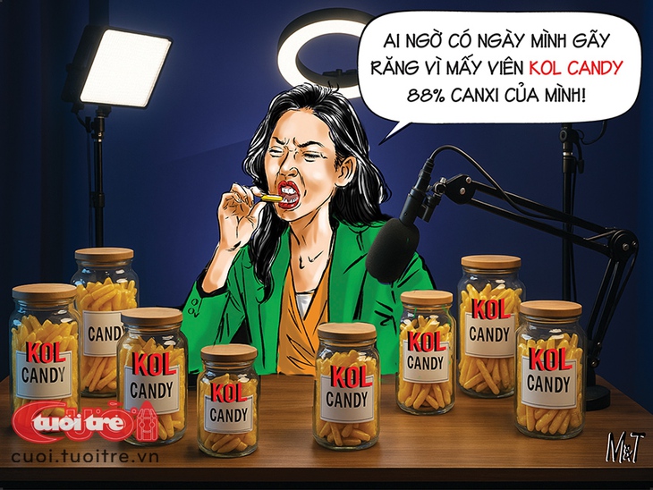 Người đẹp gãy răng vì kẹo dỏm - Ảnh 1.