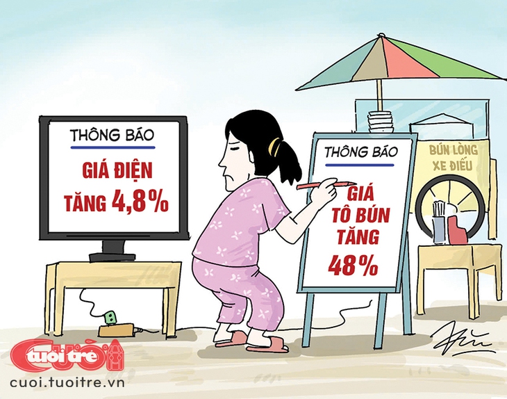 Nước lên thì thuyền lên, điện tăng bún cũng ăn theo - Ảnh 1.