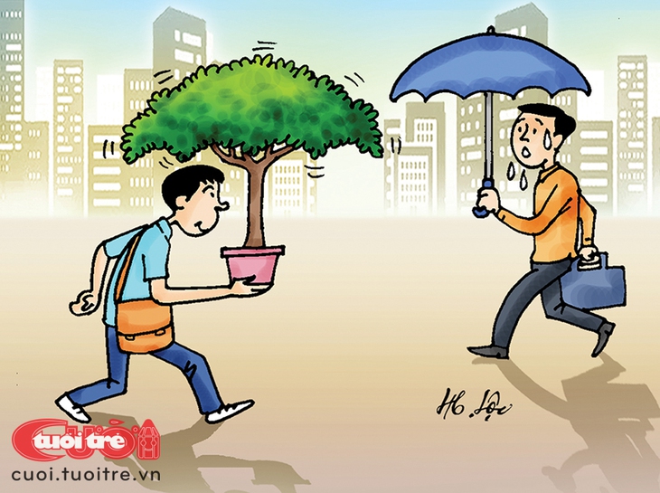 Gần mực thì đen, gần thiên nhiên thì thư giãn... - Ảnh 1.