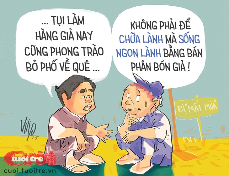 Hàng giả bỏ phố về quê? - Ảnh 1.