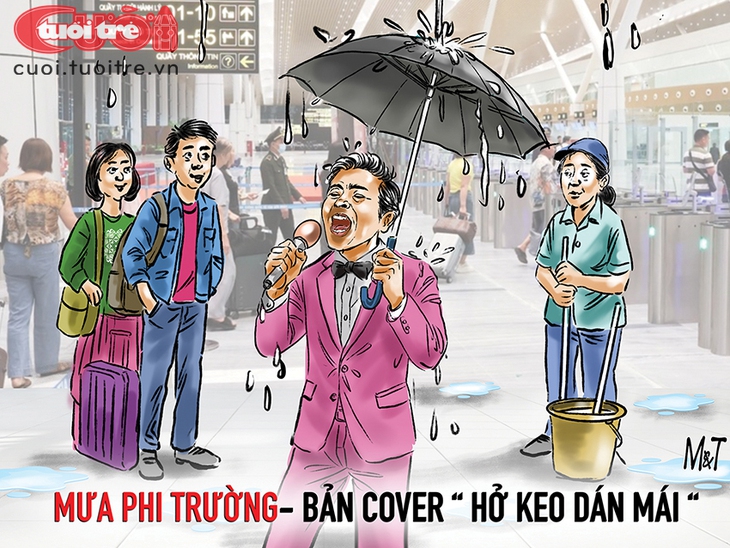 Mưa phi trường - Ảnh 1.