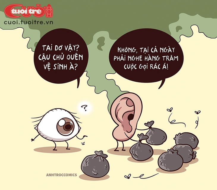 Lỗ tai bị quá tải vì cuộc gọi quảng cáo rác - Ảnh 1.