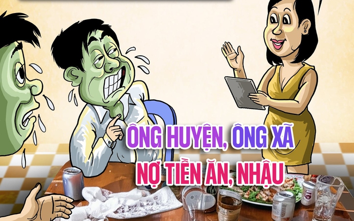 Chính quyền xã nợ từ tiền ăn, văn phòng phẩm đến tiền... hoa - Ảnh 2.