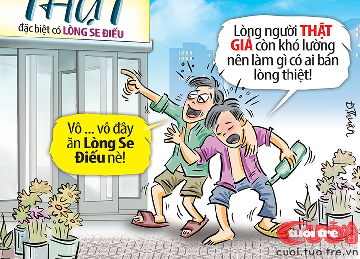 Quán mở bán lại lòng se điếu, thực khách nghi ngờ... lòng người - Ảnh 1.