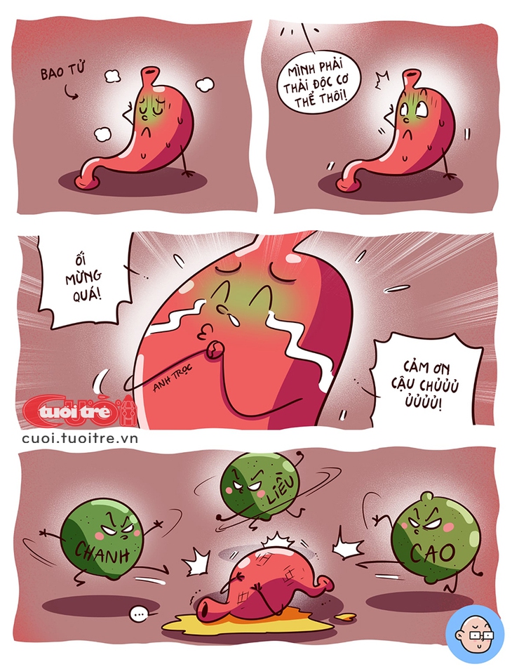 Bao tử khóc thét vì cậu chủ thải độc bằng 'chanh liều cao' - Ảnh 1.