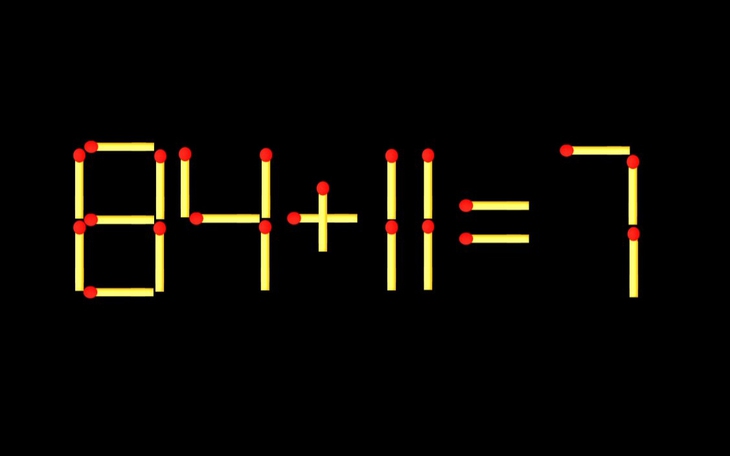 Thử tài IQ: Di chuyển một que diêm để 8x1=66 thành phép tính đúng - Ảnh 9.