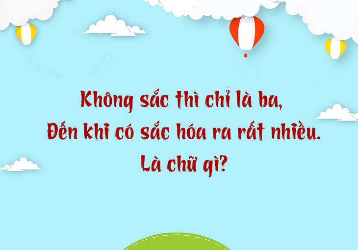 câu đố - Ảnh 3.