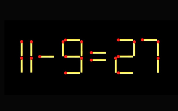 Thử tài IQ: Di chuyển 2 que diêm để 1x7=71 thành phép tính đúng - Ảnh 9.