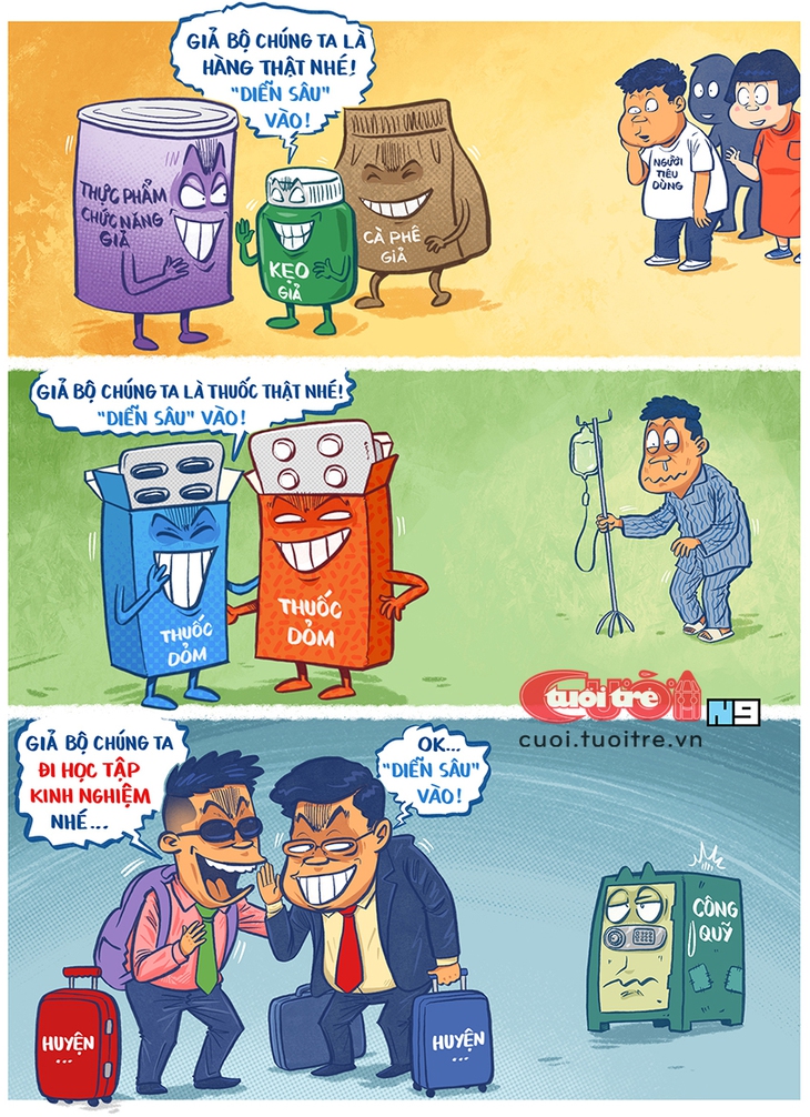 Từ hàng giả đến 'đi học tập kinh nghiệm' giả - Ảnh 1.