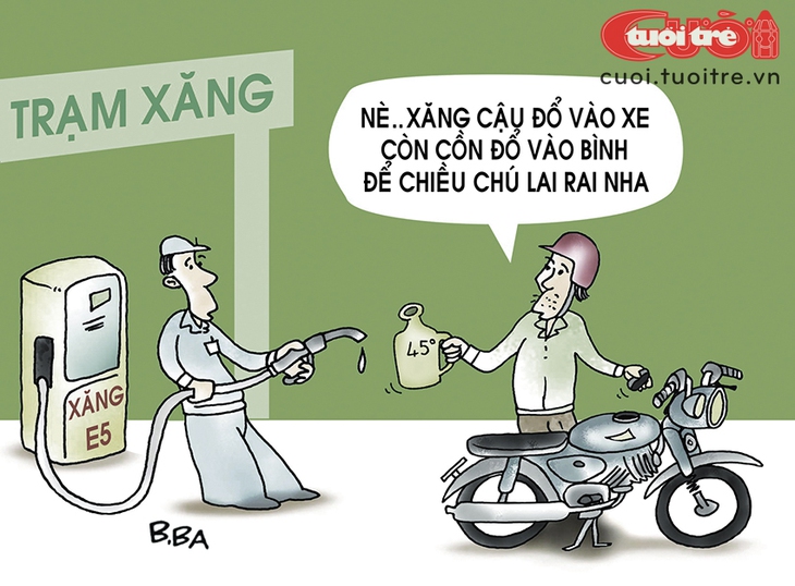 Tranh cãi ưu nhược điểm của xăng E5 - Tại sao khó mua xăng pha cồn ở TP.HCM? - Ảnh 1.