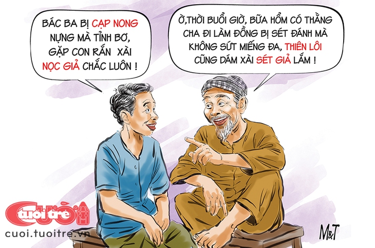 Bác Ba Phi kể chuyện hàng giả - Ảnh 1.