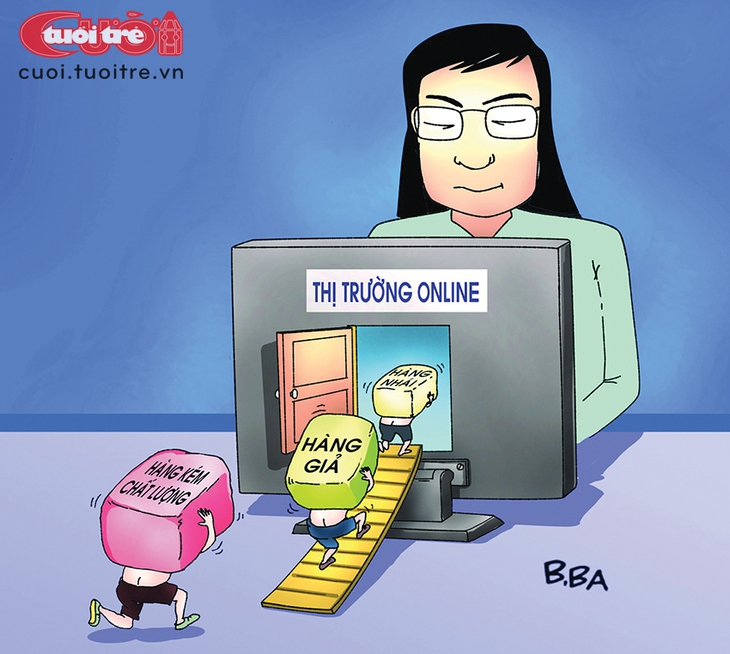 Hàng giả trú ẩn trên thị trường online - Ảnh 1.