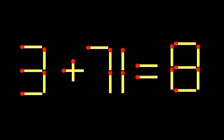 Thử tài IQ: Di chuyển một que diêm để 4+99=7 thành phép tính đúng - Ảnh 8.