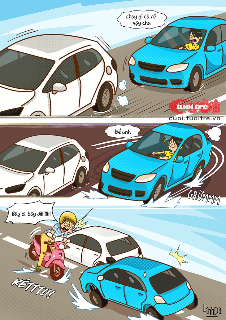 Ô tô đi đường kiểu ú òa - Ảnh 1.