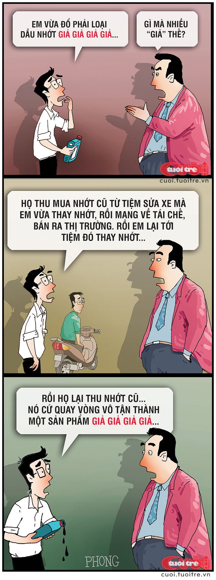 Bạn đã dùng dầu nhớt 'lộn kiếp' bao giờ chưa? - Ảnh 1.