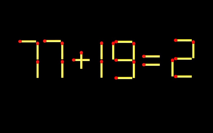 Thử tài IQ: Di chuyển một que diêm để 6-8=77 thành phép tính đúng - Ảnh 9.