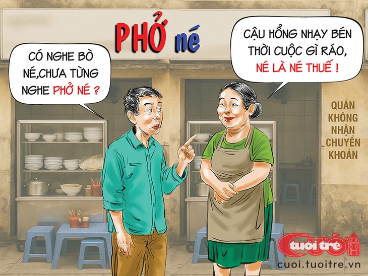 Quán 'phở né' không nhận chuyển khoản - Ảnh 1.