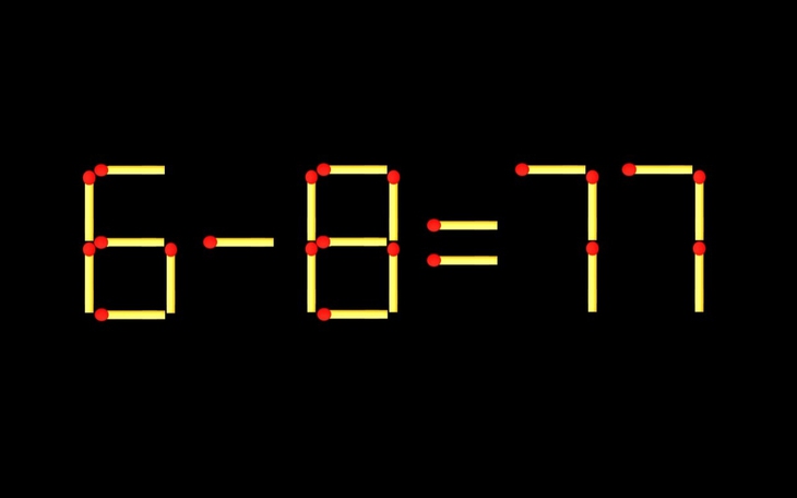 Thử tài IQ: Di chuyển một que diêm để 487-0=7 thành phép tính đúng - Ảnh 9.