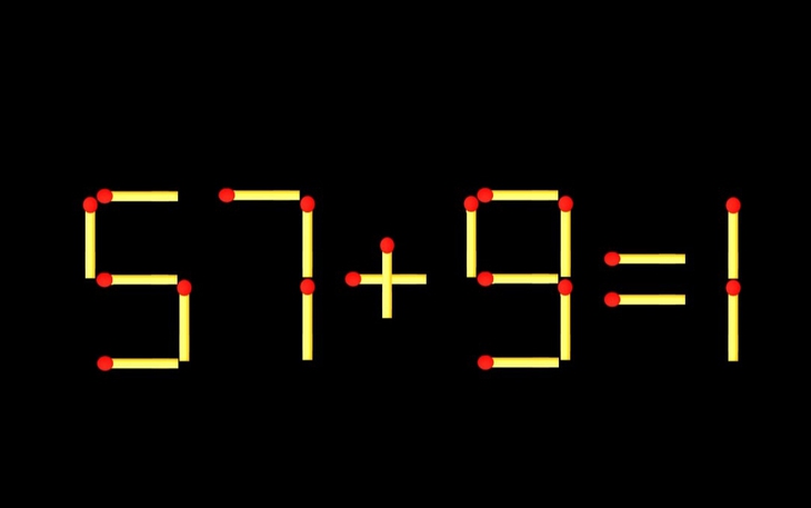 Thử tài IQ: Di chuyển một que diêm để 1+8=19 thành phép tính đúng - Ảnh 9.