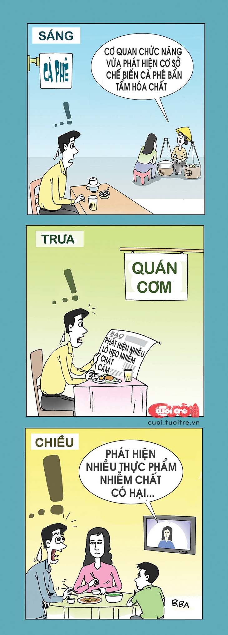 Sáng, trưa, chiều, tối trong vũ trụ thực phẩm bẩn - Ảnh 1.