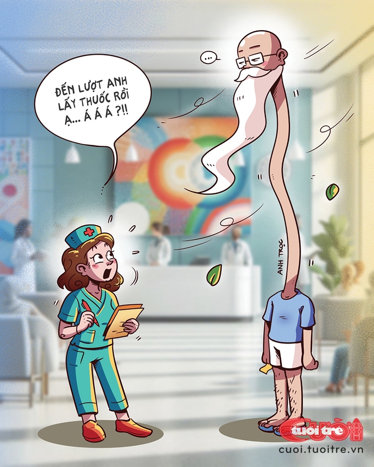 Bệnh nhân thành hươu cao cổ, vì sao? - Ảnh 1.