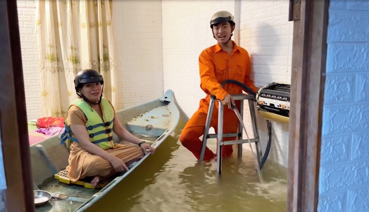 Hậu trường Lê Tuấn Khang làm video hút trăm triệu lượt xem: 'Toàn cây nhà lá vườn không à' - Ảnh 1.