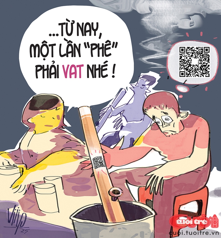 Phê thuốc lào đừng quên vê a tê - Ảnh 1.