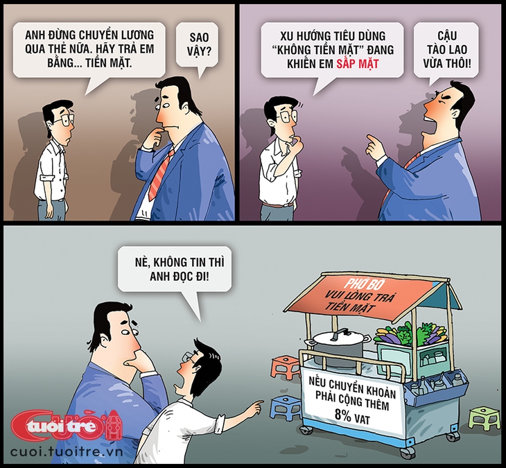 Sếp trả lương qua thẻ khiến nhân viên mất 8%? - Ảnh 1.