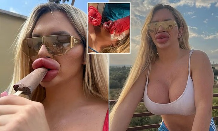 bơm môi - Ảnh 1.