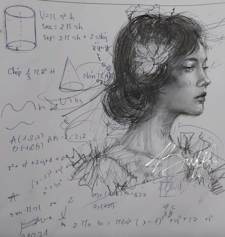 Loạt giấy nháp 'gây bão' mùa thi - Ảnh 5.