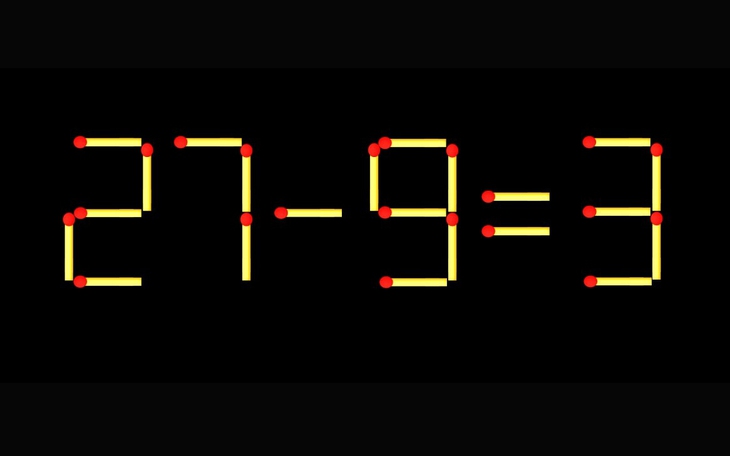 Thử tài IQ: Di chuyển một que diêm để 7-7x1=5 thành phép tính đúng - Ảnh 9.