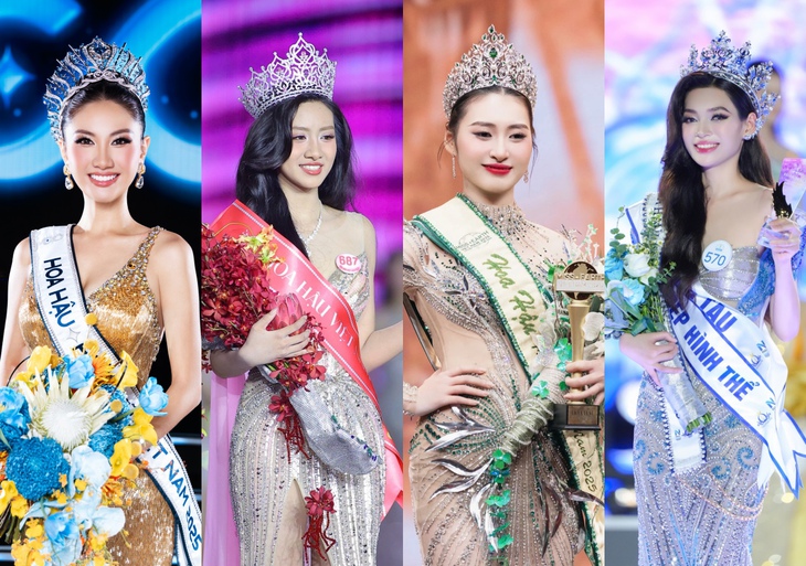 Việt Nam có thêm 4 hoa hậu trong 1 tuần, khán giả không nhớ nổi tên - Ảnh 1.