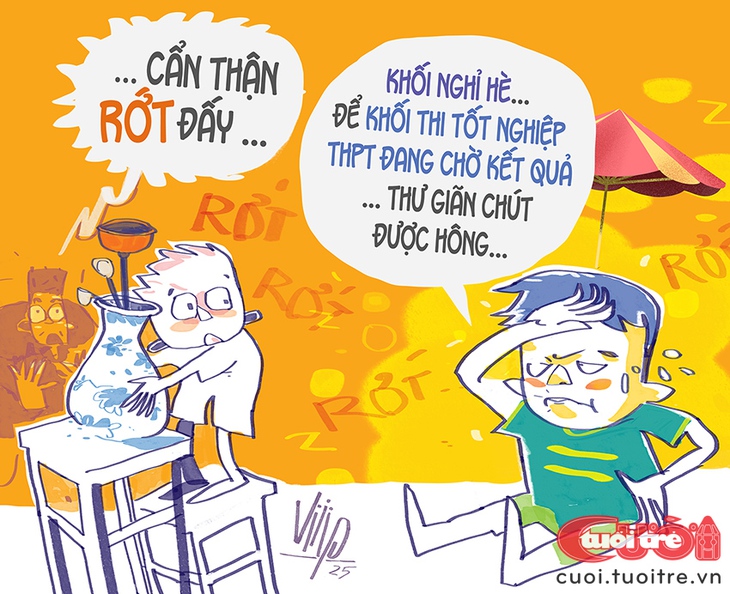 Khối nghỉ hè làm phiền khối 2k7 - Ảnh 1.