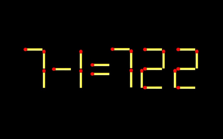 Thử tài IQ: Di chuyển một que diêm để 7-8=77 thành phép tính đúng - Ảnh 7.