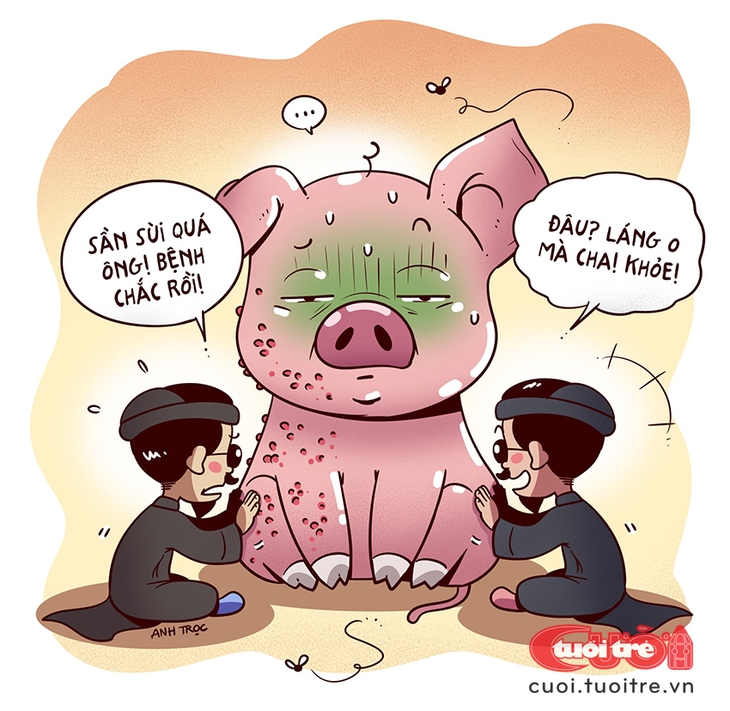 Thầy bói xem heo: Bệnh hay không bệnh? - Ảnh 1.