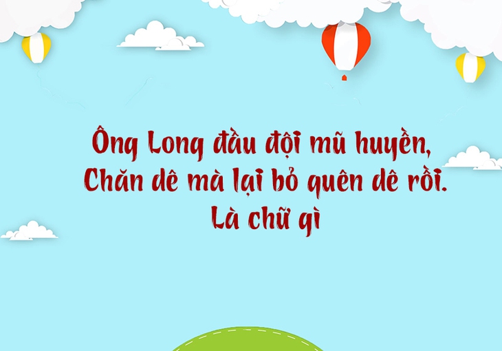 câu đố - Ảnh 3.