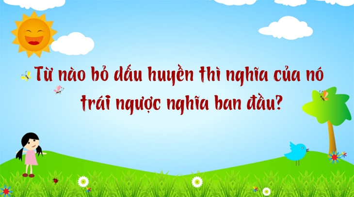 câu đố - Ảnh 1.