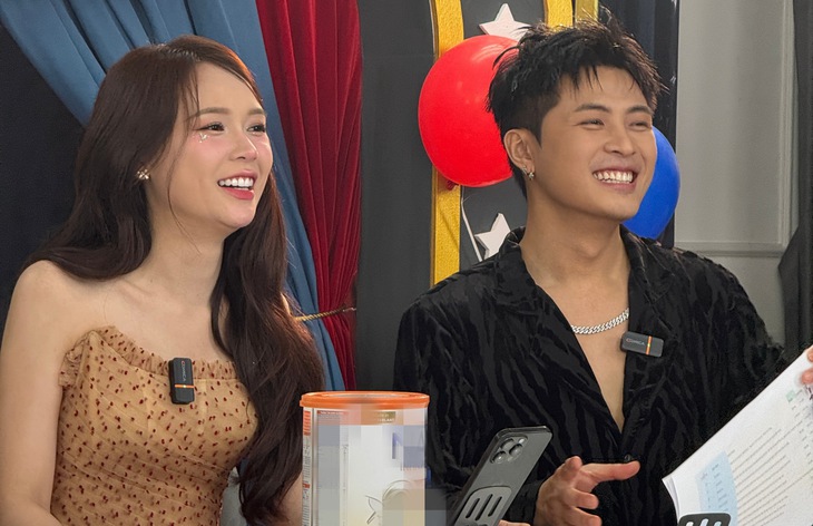 Gin Tuấn Kiệt 'flex' con 3 tháng biết nói khiến Sam cạn lời - Ảnh 2.