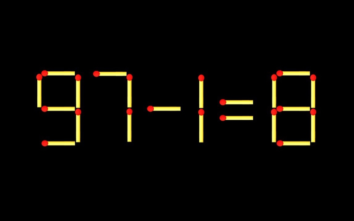 Thử tài IQ: Di chuyển một que diêm để 11-1=11 thành phép tính đúng - Ảnh 7.