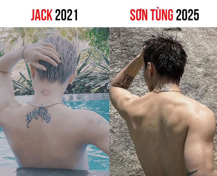 Jack bị 'réo tên' khi Sơn Tùng M-TP khoe ảnh lưng trần săn chắc - Ảnh 1.
