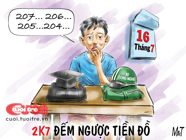 2k7 trước giờ biết điểm thi tốt nghiệp THPT - Ảnh 1.