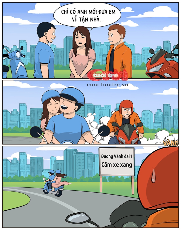 Tình yêu thời xe điện - xe xăng - Ảnh 1.