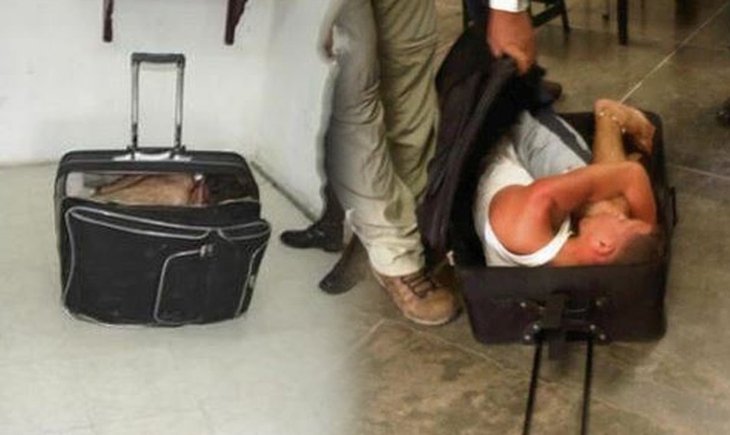 Vượt ngục bằng cách trốn trong hành lý - Ảnh 2.